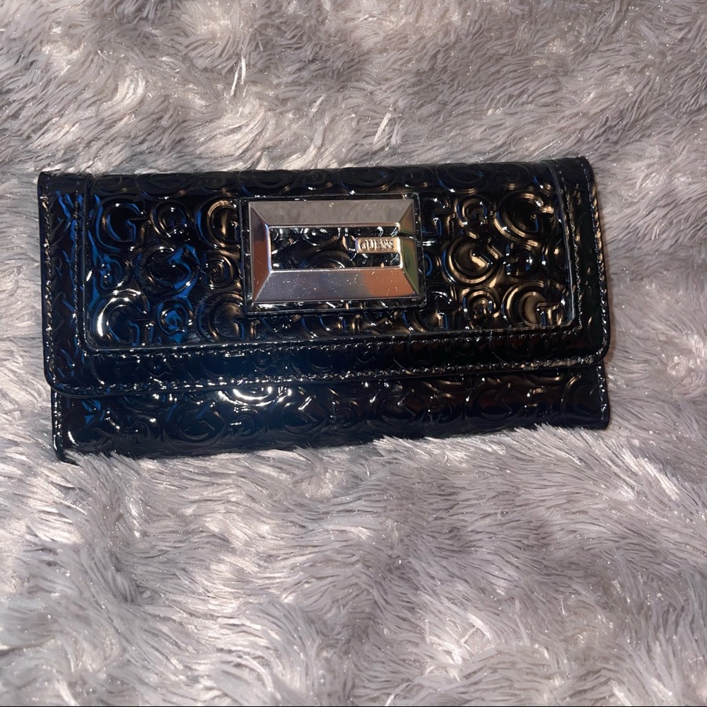 Black GUESS Trifold wallet